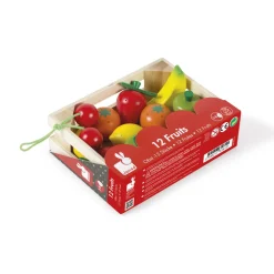 Epicerie Cagette de 12 fruits - Janod