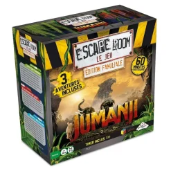 Escape Room le jeu- Edition familiale : Jumanji - Coffret 3 aventures - Riviera Games