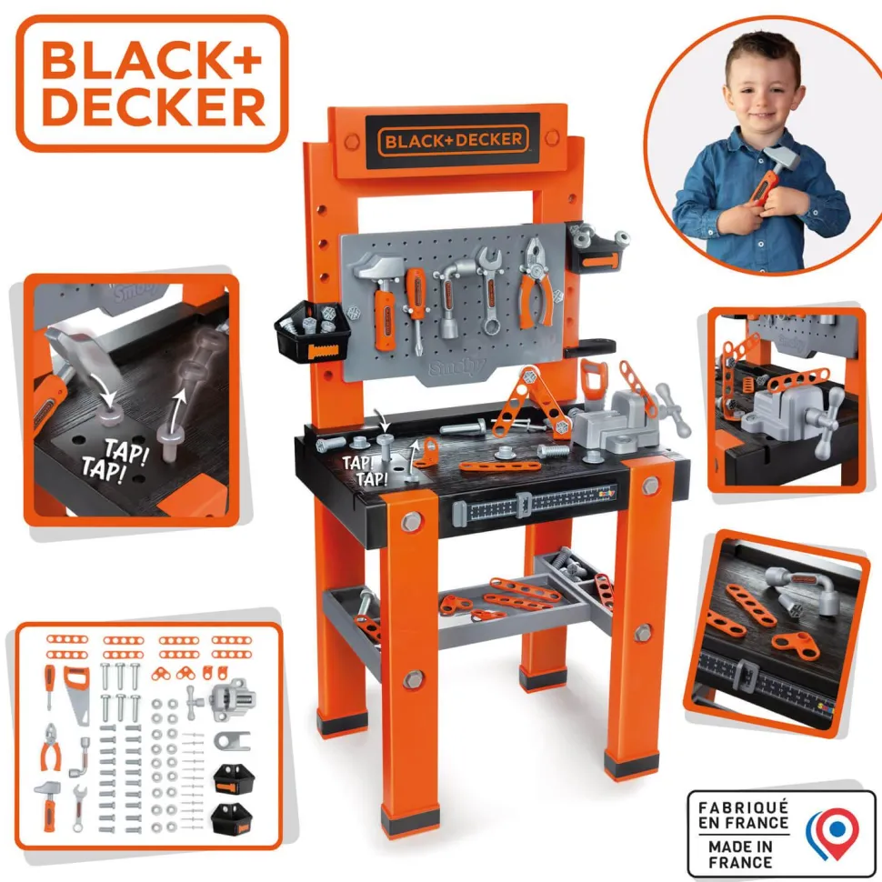 Etabli Bricolo One Black et Decker - Smoby