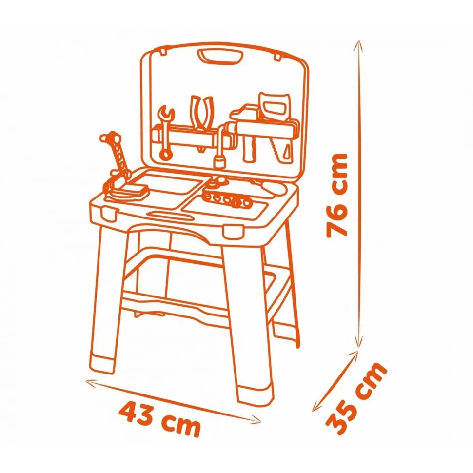 Etabli Bricolo Smart : Black+Decker - Smoby