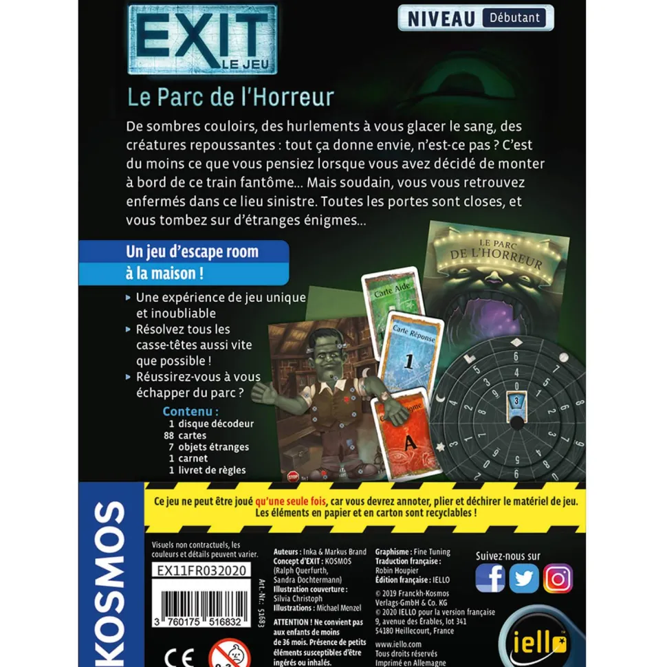 Exit : Le Parc de l'Horreur - Iello