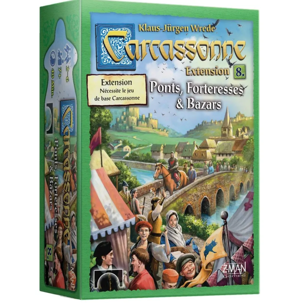 Extension Carcassonne : Ponts, Forteresses et bazars - Asmodée