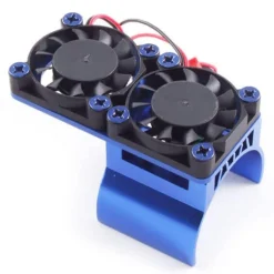 Fastrax Bleu Aluminium Twin Fan Moteur Heatsink Unit - Fastrax
