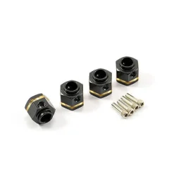 Fastrax Trx-4 Brass Hex Wheel Hubs V2 +5Mm (4) - Fastrax