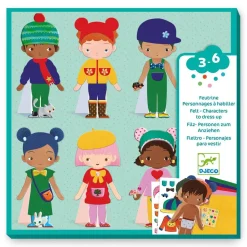 Feutrine Personnages à Habiller : S’habiller de douceur - Djeco