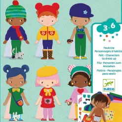 Feutrine Personnages à Habiller : S’habiller de douceur - Djeco