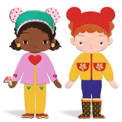 Feutrine Personnages à Habiller : S’habiller de douceur - Djeco