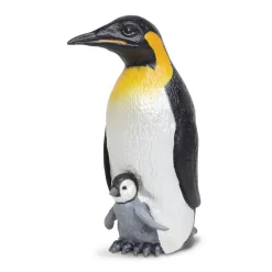 Figurine Pingouin Empereur + bébé - Safari Ltd