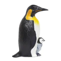 Figurine Pingouin Empereur + bébé - Safari Ltd