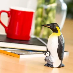 Figurine Pingouin Empereur + bébé - Safari Ltd