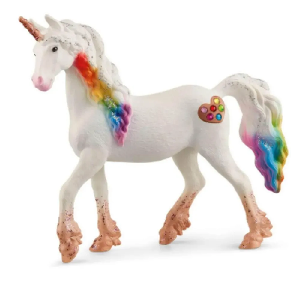 Figurine Bayala : Licorne arc-en-ciel, femelle - Schleich