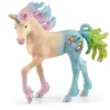 Figurine Bayala : Licorne Bonbon, poulain - Schleich
