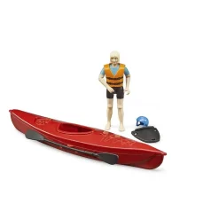 Figurine Bworld : Kayak avec figurine - Bruder