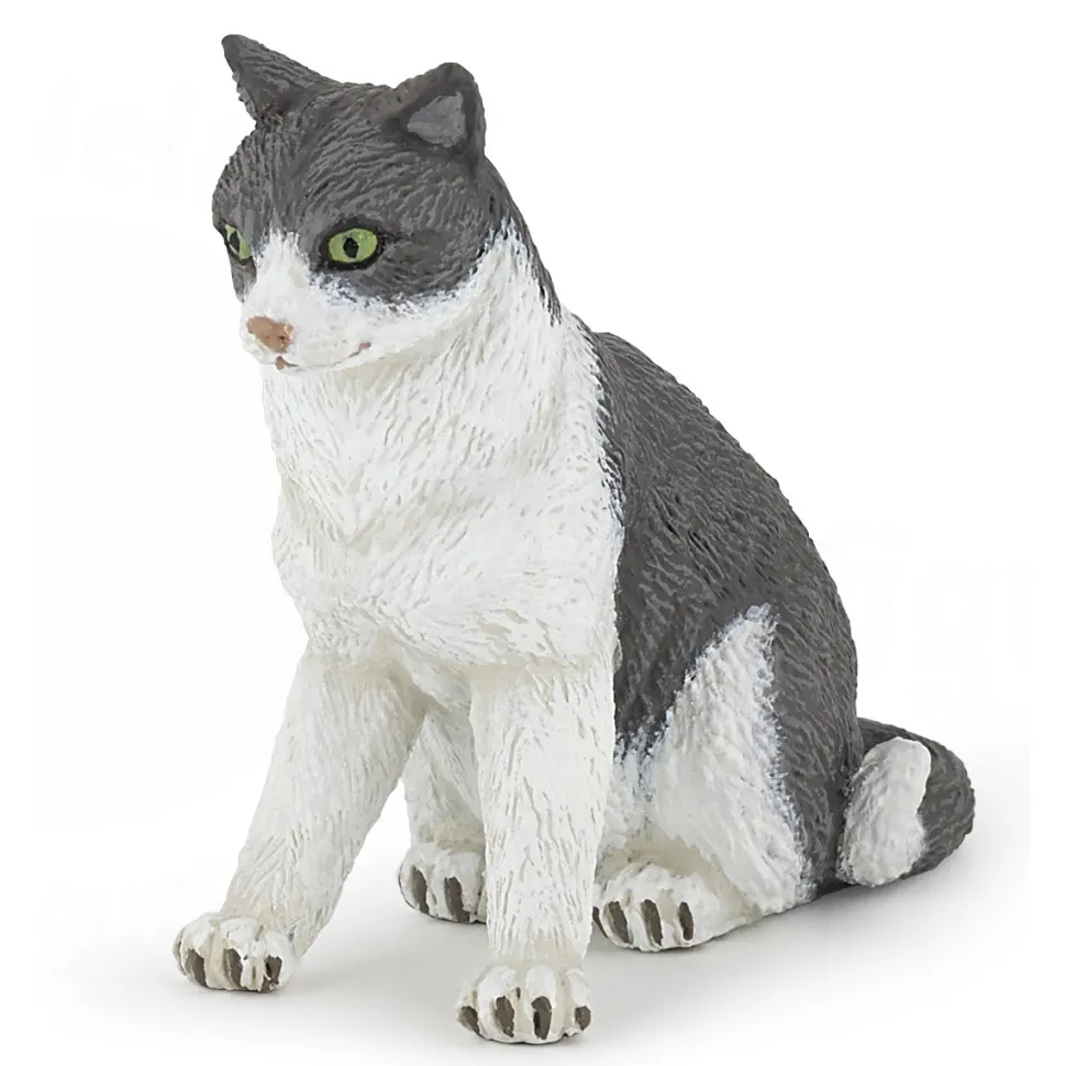 Figurine chat : Chatte assise - Papo