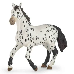 Figurine Cheval appaloosa noir - Papo