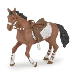Figurine cheval de la cavalière fashion hiver - Papo