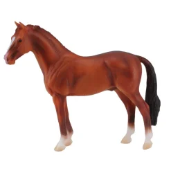 Figurine Cheval XL : Etalon Hanovrien Marron   - Figurines Collecta