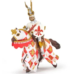 Figurine Chevalier blanc Fleur de Lys - Papo