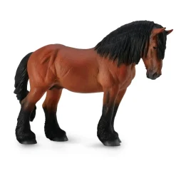 Figurine Chevaux (XL) : Etalon Ardennais Bai - Figurines Collecta