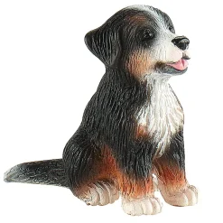 Figurine Chien : Bouvier Bernois bébé assis - Bullyland