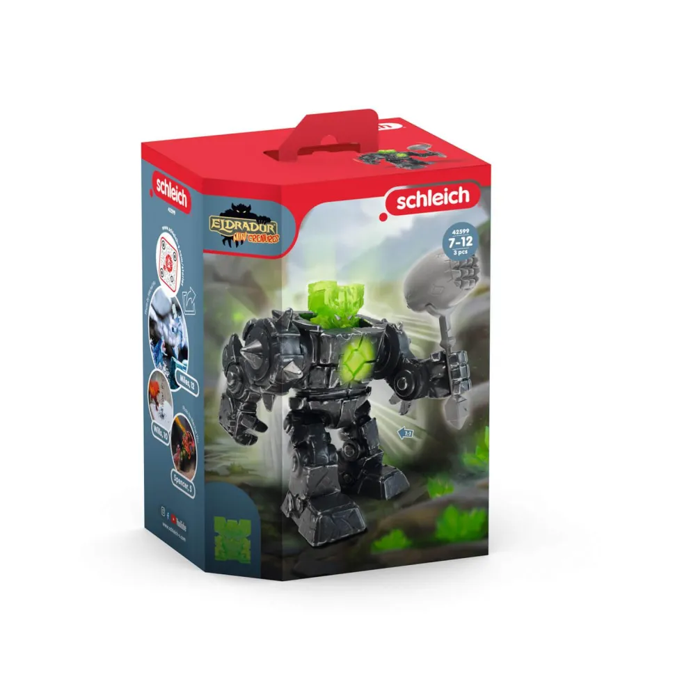 Figurine Eldrador Mini Creatures : Cyborg de pierre - Schleich