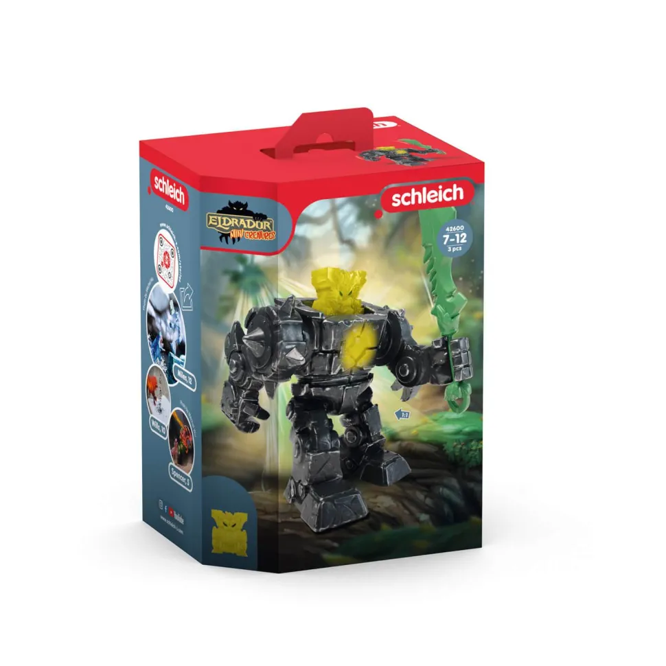 Figurine Eldrador Mini Creatures : Cyborg de la jungle - Schleich