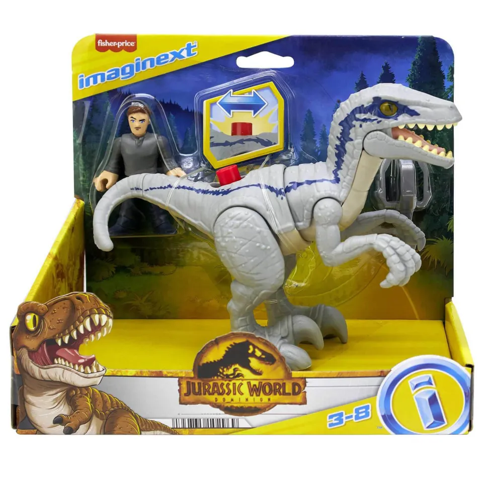 Figurine Imaginext : Jurassic World : Blue en fuite - Fisher-Price