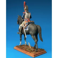 Figurine militaire : Cuirassier Français guerres Napoléioniennes en 1:16 - Mini Art
