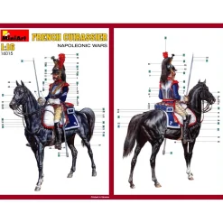 Figurine militaire : Cuirassier Français guerres Napoléioniennes en 1:16 - Mini Art