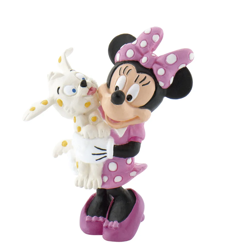 Figurine Minnie et son chien - Bullyland