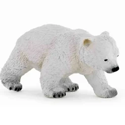 Figurine Ours : Bébé ours polaire marchant - Papo
