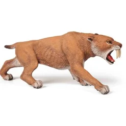 Figurine Préhistoire : Tigre à dents de sabre : Smilodon - Papo