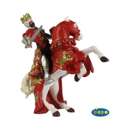 Figurine Richard Coeur de Lion rouge (sans cheval) - Papo