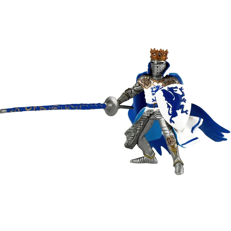 Figurine Roi au dragon bleu - Papo