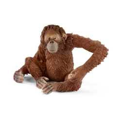 Figurine singe : Orang-outan, femelle - Schleich
