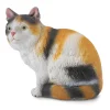 Figurine Chat : Chat 3 Couleurs Assis - Figurines Collecta