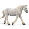 Figurine Cheval (XL): Jument Boulonnais Gris - Figurines Collecta