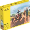 Figurines : Agriculteurs en 1:24 - Heller