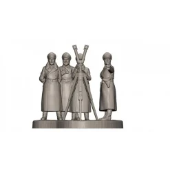 Figurines : Etat Major Allemand Hiver - Zvezda