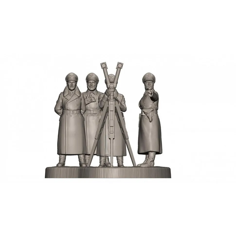 Figurines : Etat Major Allemand Hiver - Zvezda