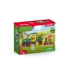 Figurines : Garde forestier avec véhicule - Schleich