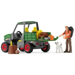 Figurines : Garde forestier avec véhicule - Schleich