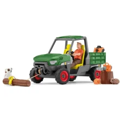 Figurines : Garde forestier avec véhicule - Schleich