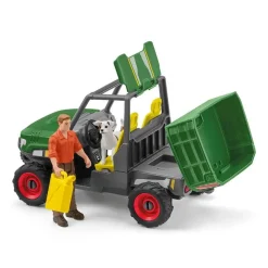 Figurines : Garde forestier avec véhicule - Schleich