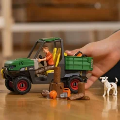 Figurines : Garde forestier avec véhicule - Schleich