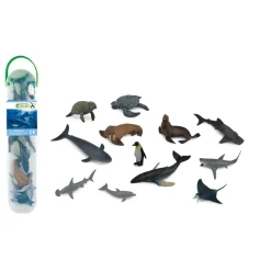 Figurines Animaux Marins : Set de 12 mini figurines Animaux Marins - Figurines Collecta