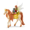 Figurines Bayala : Fée Marween avec une licorne scintillante - Schleich