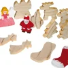 Figurines bois Noël, set de 12 - Eduplay