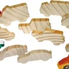 FigurINes bois Véhicule, set de 12 - Eduplay