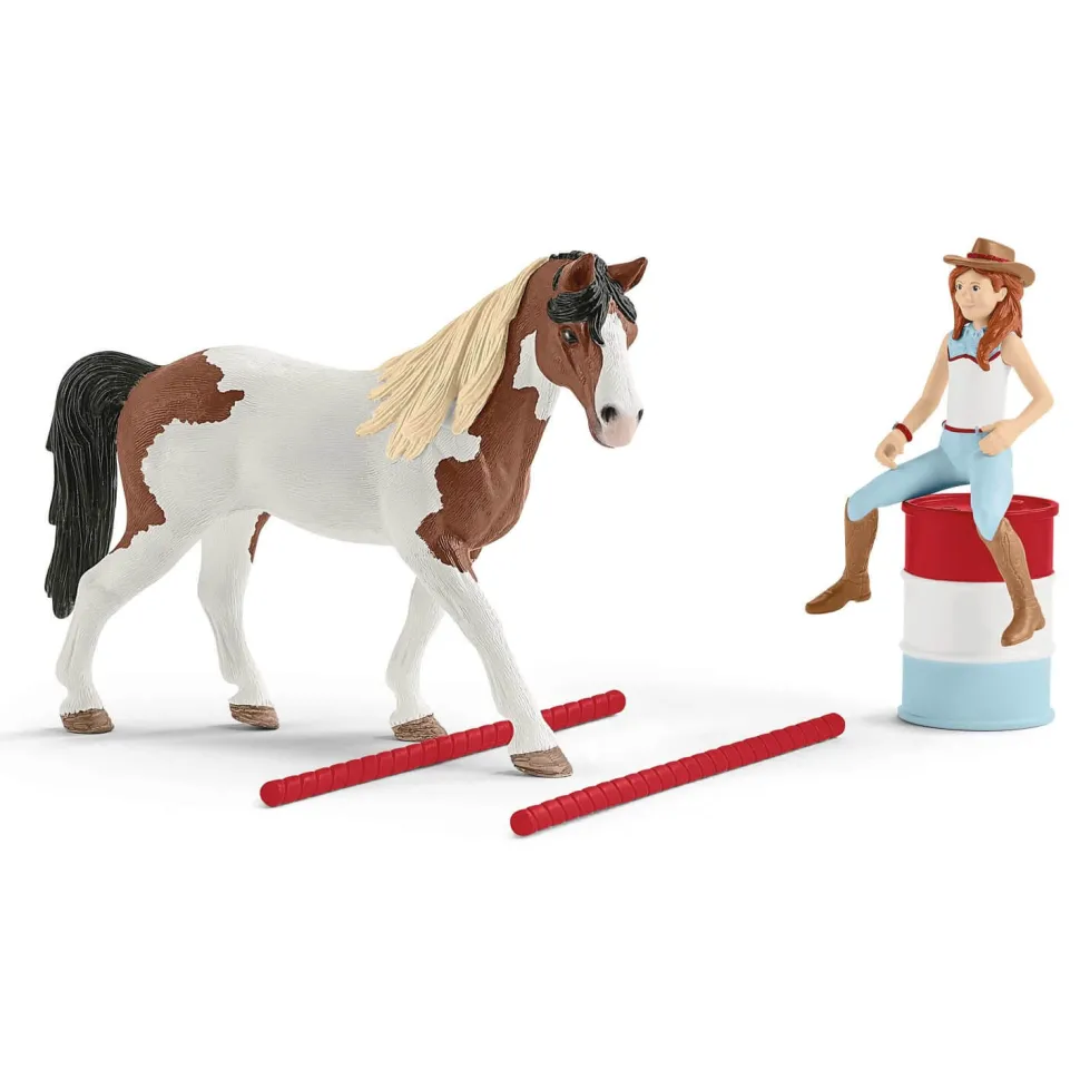 Figurines cheval et cavalière : Kit d'équitation western Horse Club Hannah - Schleich